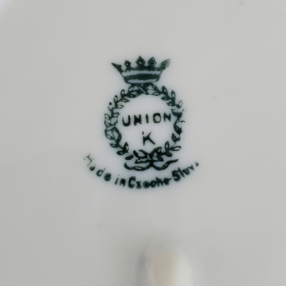 Vintage Union K Mepoco Trinket Floral Dish - Picture 8 of 8